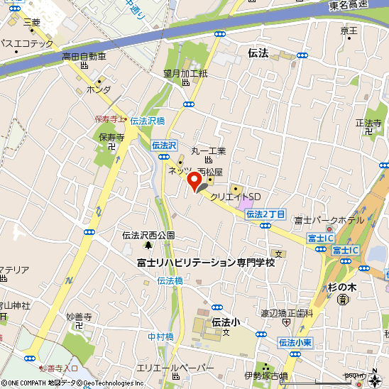ミスタータイヤマン富士インター店(大月商会）付近の地図
